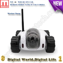 Wireless charge 960P robot remote access tank IP Camera wifi memory Card smartphone control security camera cctv camera wifi