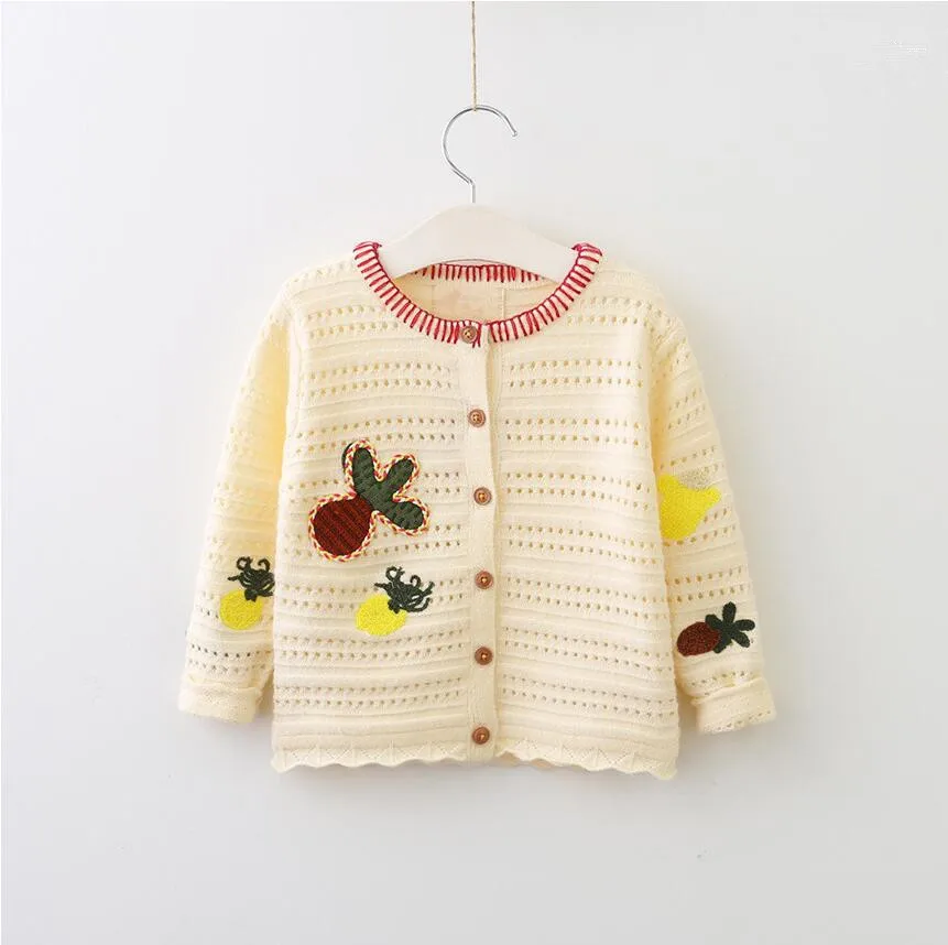 

Y70602451 Girl Cardigan Appliques Flowers Girls Sweater Kids Clothes Fashion Girls Clothes Kids Clothes Baby Sweater