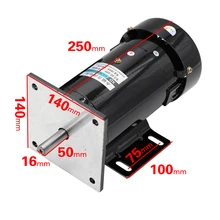 220V permanent magnet DC motor 1800 rpm high speed motor 500W high power large torque motor 5d90gn cg 24 high torque dc motor brush 1800 rpm to 3000 rpm speed motor dc12v 24v 90w