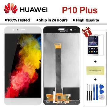 

No Dead Pixels 5.5'' LCD For HUAWEI P10 Plus Display Touch Screen With Fingerprint Digitizer Assembly Replacement Parts VKY-AL00