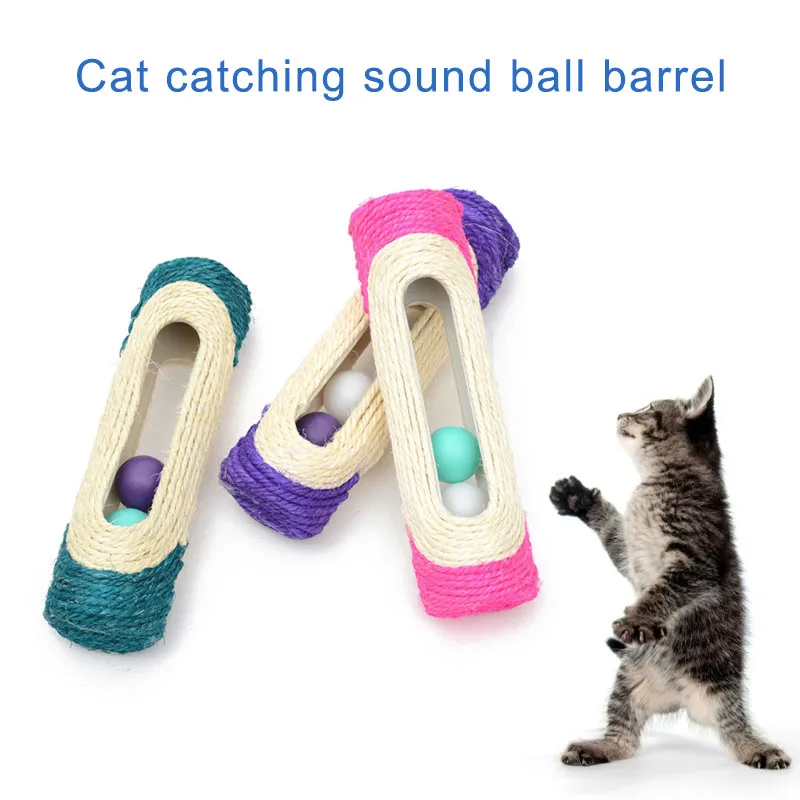 

Interesting Pet Toys Kitty Catching Bucket with 3 Balls Funny Pet Supplies for Dogs Hogard DC18