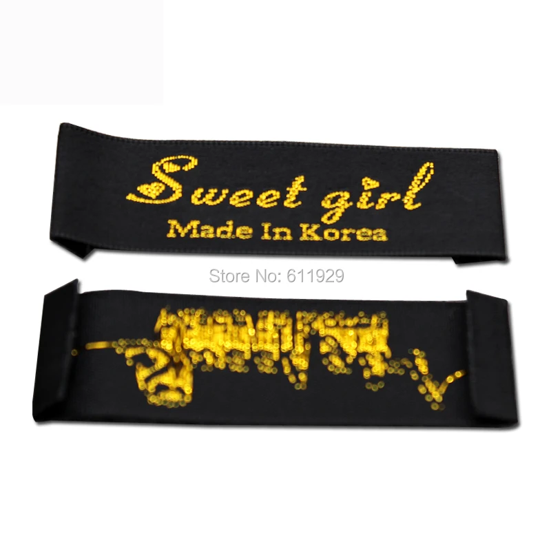 

Customized garment labels / trademark/ logo /Trademark manufacture woven &printed labels Free Shippiing