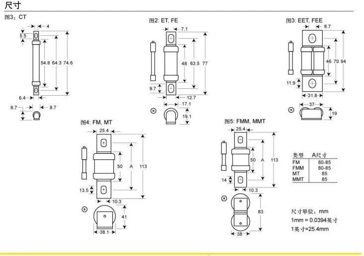 [SA] Соединенные Штаты BUSSMANN Предохранитель 63FE 35A 40A 45A 50A 63A 690V BS88: 4 предохранитель 35FE 40FE 45FE 50FE 56FE 63FE 80FE 100FE- 20 шт./лот