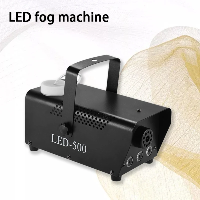 

LED500W colorful smoke machine mini LED remote control sprayer dj / party stage light fog machine