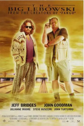 Большой LEBOWSKI SILK плакат декоративной живописи 24x36 дюймов|Рисование и каллиграфия|