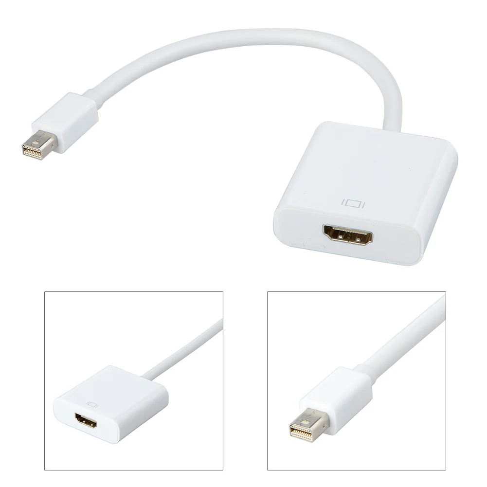 Высокое качество Mini DisplayPort к HDMI 4 разъем адаптера для Macbook Pro DP Для конвертер аудио