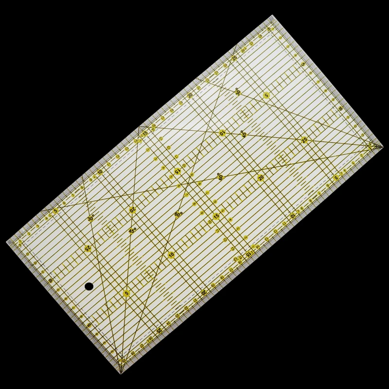 

Non-slip Square Colorful Patchwork Acrylic Ruler Sewing Tools Patchwork Ruler