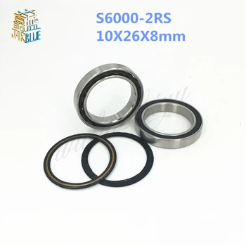 

Free shipping S6000-2RS S6000 RS For 10X26X8mm Stainless Steel Hybrid Ceramic ball bearing 6000-2RS