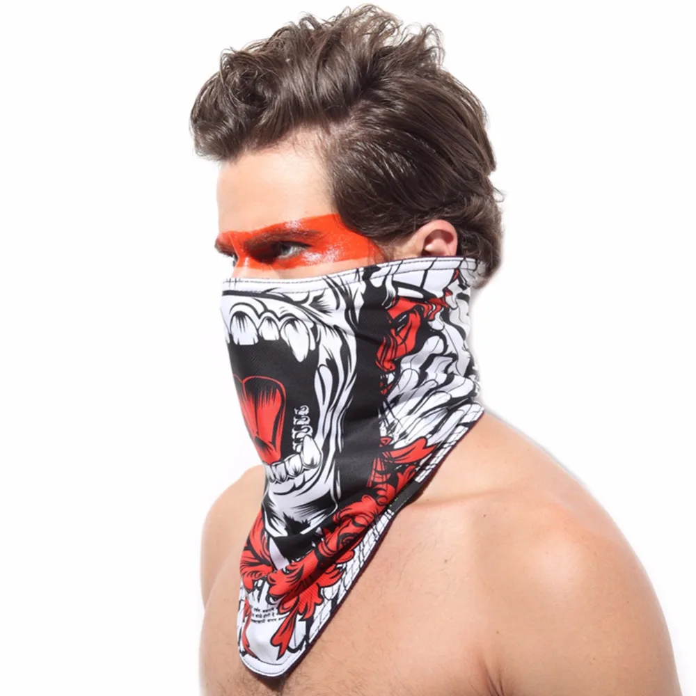 Cycling Neck Tube Kerchief Scarf Skull Cycling Mask Outdoor Sports