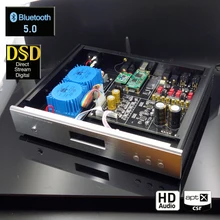 Bluetooth 5,0 DAC AK4497+ AK4118 декодер для аудио усилителя чип поддерживает DSD256/PCM384K Amanero USB карта обновления AK4495SEQ