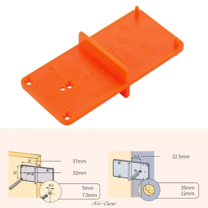 35 мм 40 мм петля отверстие сверление руководство локатор отверстие открывалка шаблон двери шкафы DIY инструмент для деревообработки инструмент