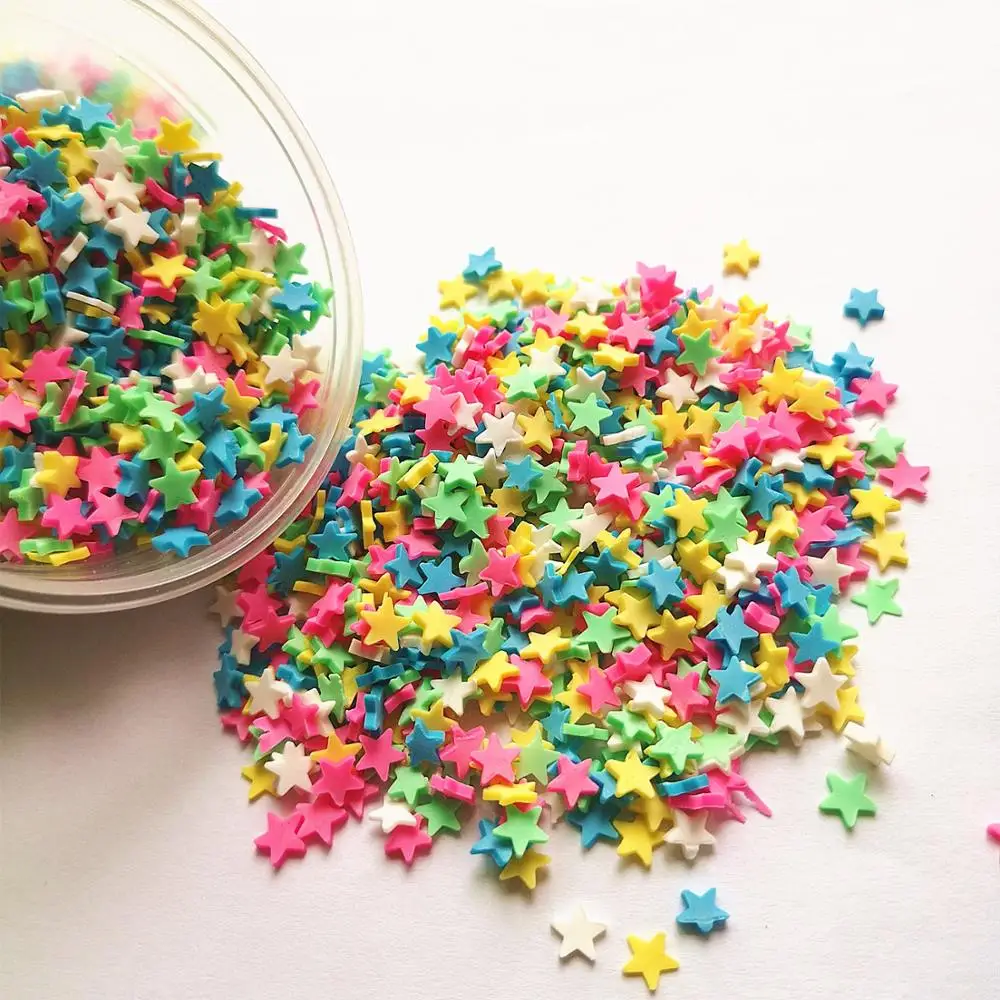 50g DIY Polymer Clay Fake Candy Sweets Sugar Sprinkles Decor for Phone Shell 