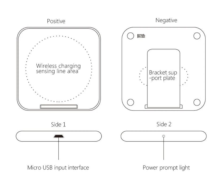 !ACCEZZ Mirror Phone Stand Charger 7.5W Fast Qi Wireless Charging For iPhone X 8 Plus XS MAX XR MIX 2S 10W Charge For Samsung S8 (16)