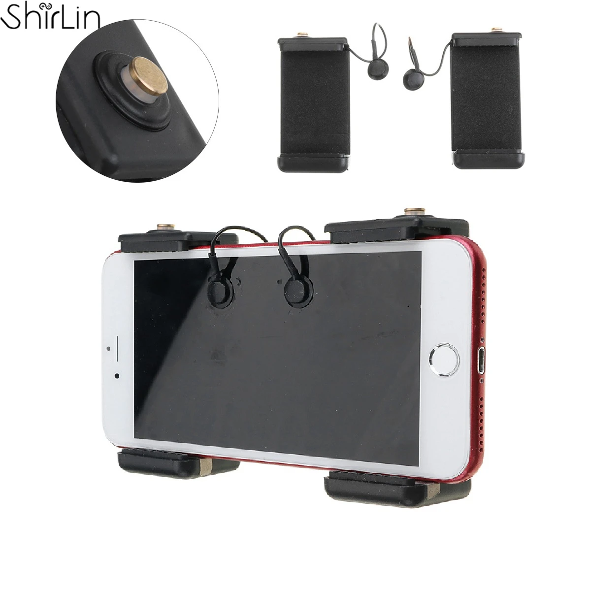

Game Joystick Gamepad Button Aim Key for PUBG Mobile Smartphone Gaming Assist Trigger L1 R1 Shooter Controller