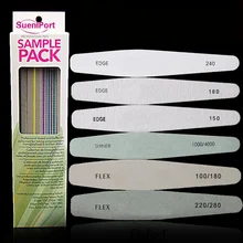 Sune l Порты и разъёмы 6 шт./компл. Пилочки для ногтей комплекты комплект инструментов для маникюра ногтей инструмент для укладки волос прочный Полирующий грубый песчаник маникюр ногтей буферный набор