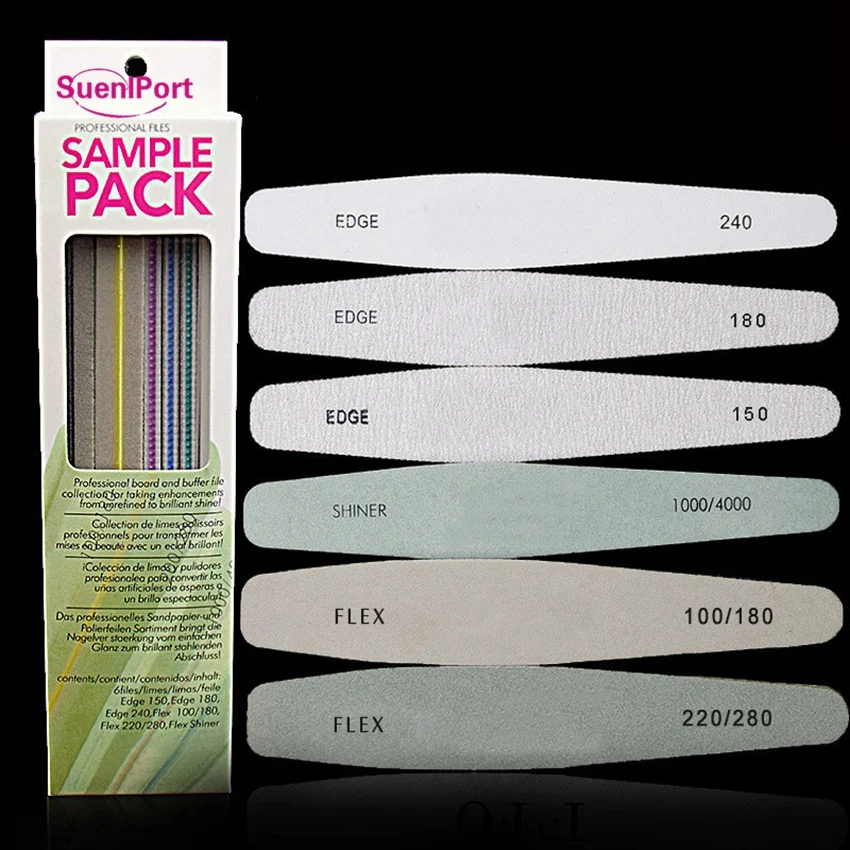 Sune l Port 6pcs/set Nail Files sets Nail Tools Set Nail Art Styling