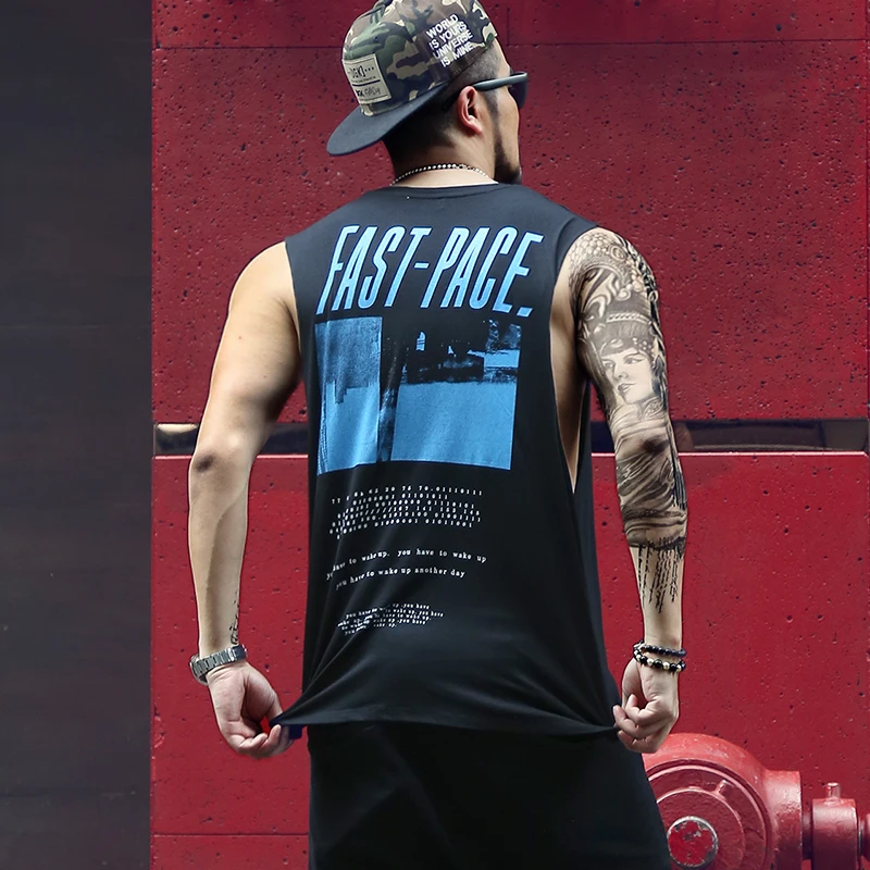 Новинка, брендовые майки для бодибилдинга, Стрингер, мужские майки для фитнеса, спортивная одежда, мужская рубашка без рукавов, жилет T850