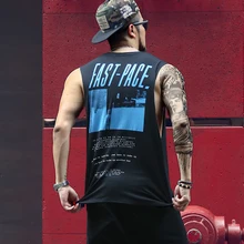 Новинка, брендовые майки для бодибилдинга, Стрингер, мужские майки для фитнеса, спортивная одежда, мужская рубашка без рукавов, жилет T850