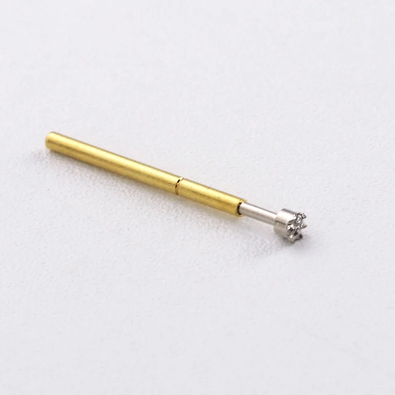 Test Probe Plum Head 100/Pack Spring Test Pin Accessories Spring Pin Top P75-H Outer Diameter 1.02mm Electronic Device Probe Pin