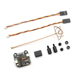 Micro 20x20 мм VTX-OSD 40CH 5,8 Г 25 МВт-200 mw миниатюрный FPV передатчик встроенное OSD RHCP для пико BLX управления полетом