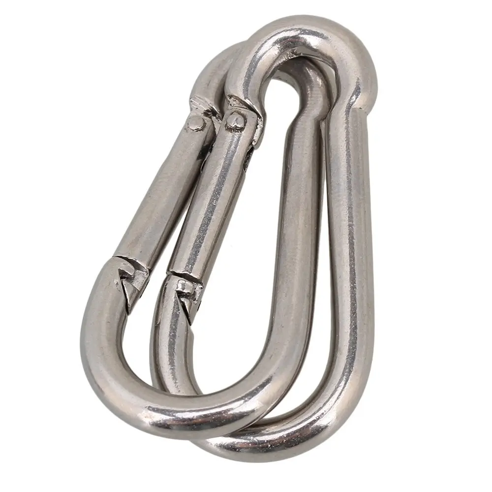 M3 Multifunctional 304 Stainless Steel Spring Snaps Carabiner Quick