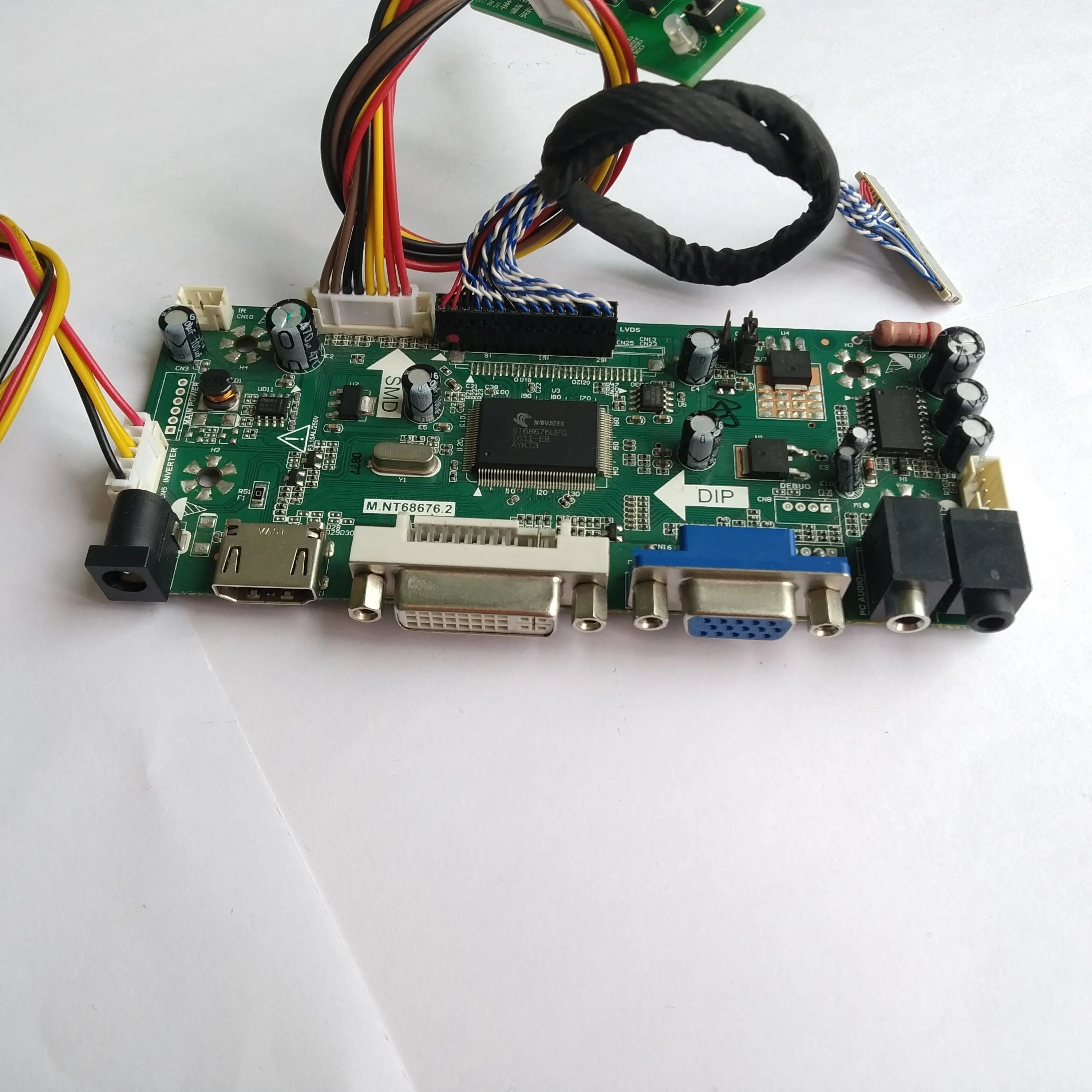 Комплект платы контроллера M.NT68676 HDMI DVI 30pin VGA LCD DIY LVDS ДЛЯ LG дисплей LP154WU1(TL)(A1) 1920X1200