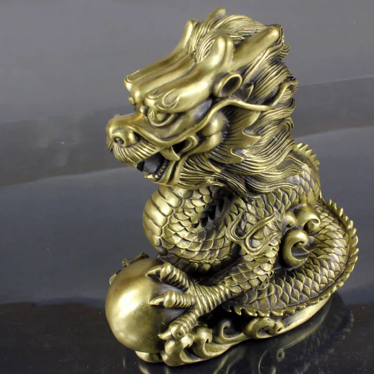 

free Dragon decoration birthday gift copper disc apotropaic fast