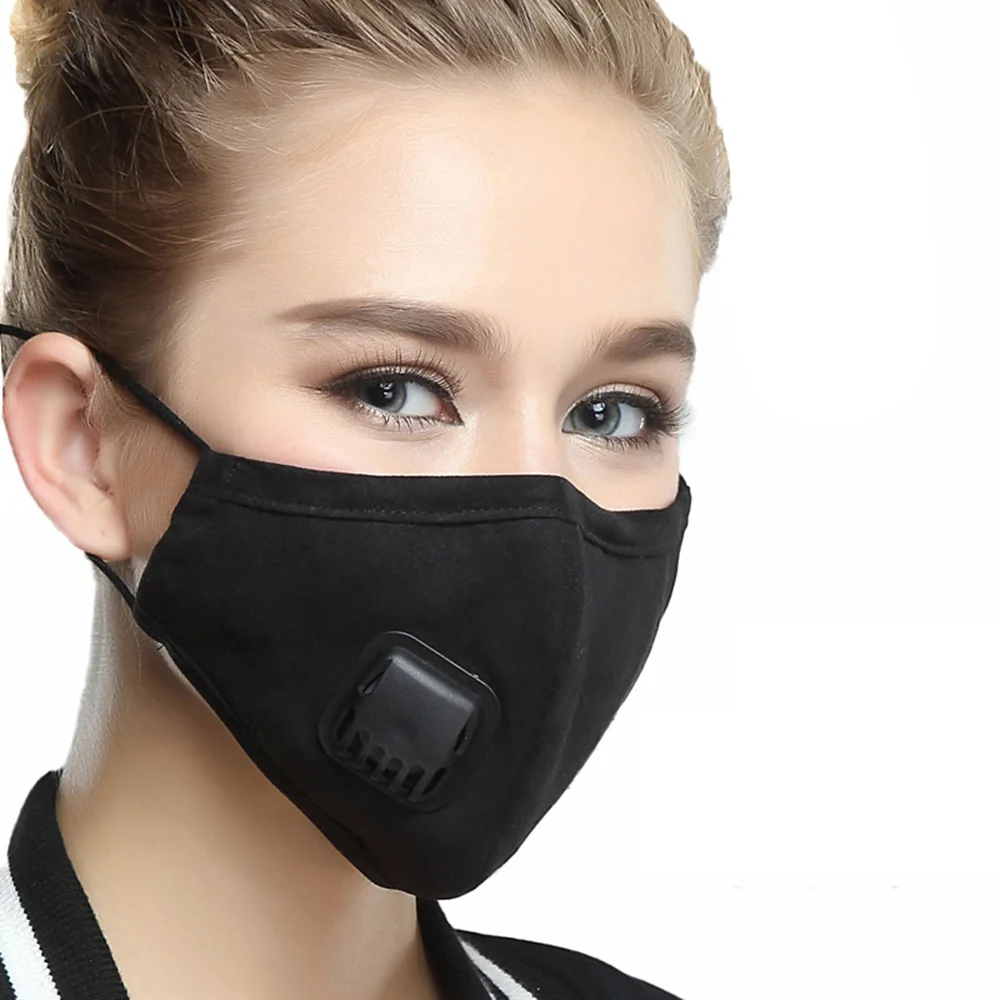 

Pro PM2.5 Dust Mask Activated Carbon Filter Windproof Mouth-muffle Bacteria Proof Flu Face Masks Care