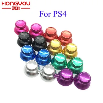 

2PCS Aluminum Metal 3D Analog Joystick thumb Stick grips Caps Replacement Repair for playstation 4 PS4 XBOX ONE Gamepad Control