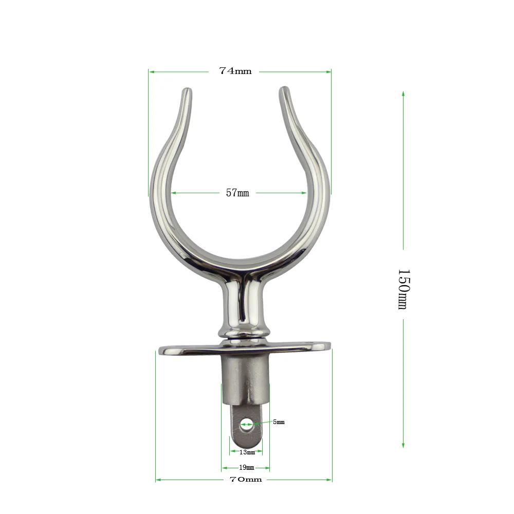 Нержавеющая спасательная лодка Rowlock весло замок морская палуба яхта Рыбалка каяк каноэ лодка аксессуары 2 шт
