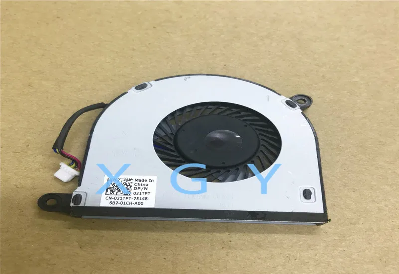 

Original Laptop For Dell For Inspiron 5568 7569 CPU Cooling Fan BRUSHLESS 023.1006M.0011.A01 CN-031TPT 31TPT 100% test OK