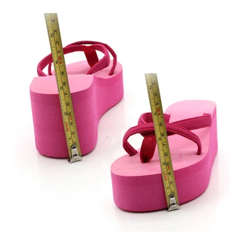 

Women Summer Flip Flops High Heel Slippers Platform Wedge Sandals Street Shoes MSJ99
