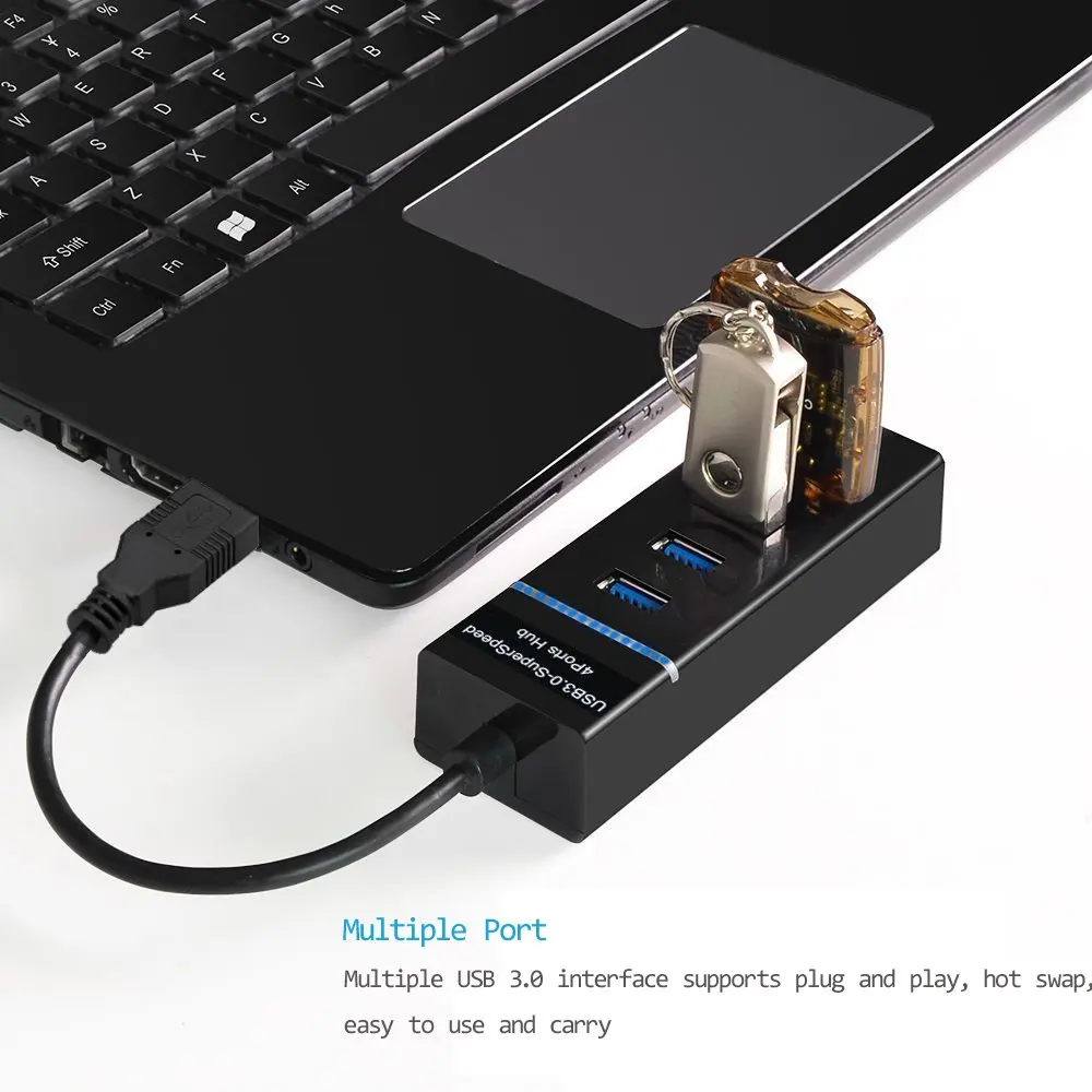 DOBE 4 порта 3 0 концентратор расширитель USB Высокоскоростной Мульти порты s