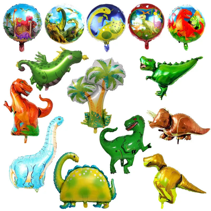 

Train Your Dragon Giant Dinosaur Foil Balloon Boys Animal Balloons Children Dinosaur Birthday Party Jurassic World Decorations