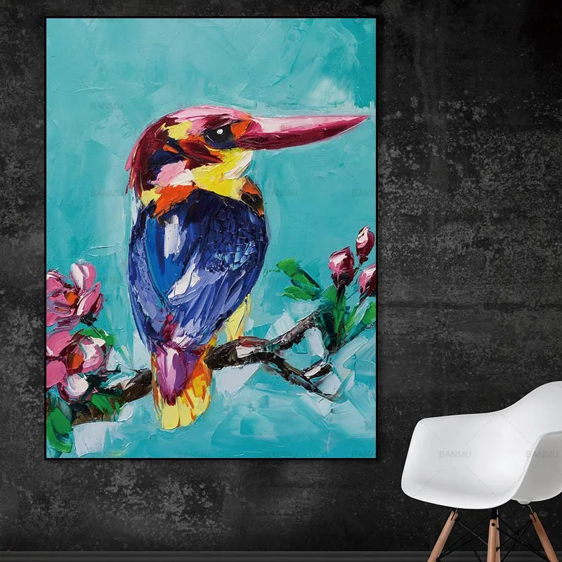 wall art painting abstract bird picture home decor print on canvas abstract poster no frame wall art painting abstract bird picture home decor print on canvas abstract poster no frame