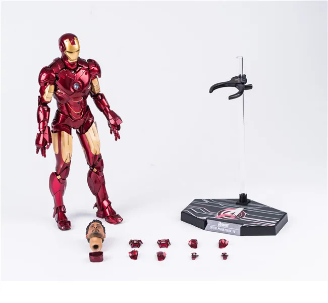 

28CM high quality Anime figure the avanger iron man MK4 movable action figure collectible model toys for boys