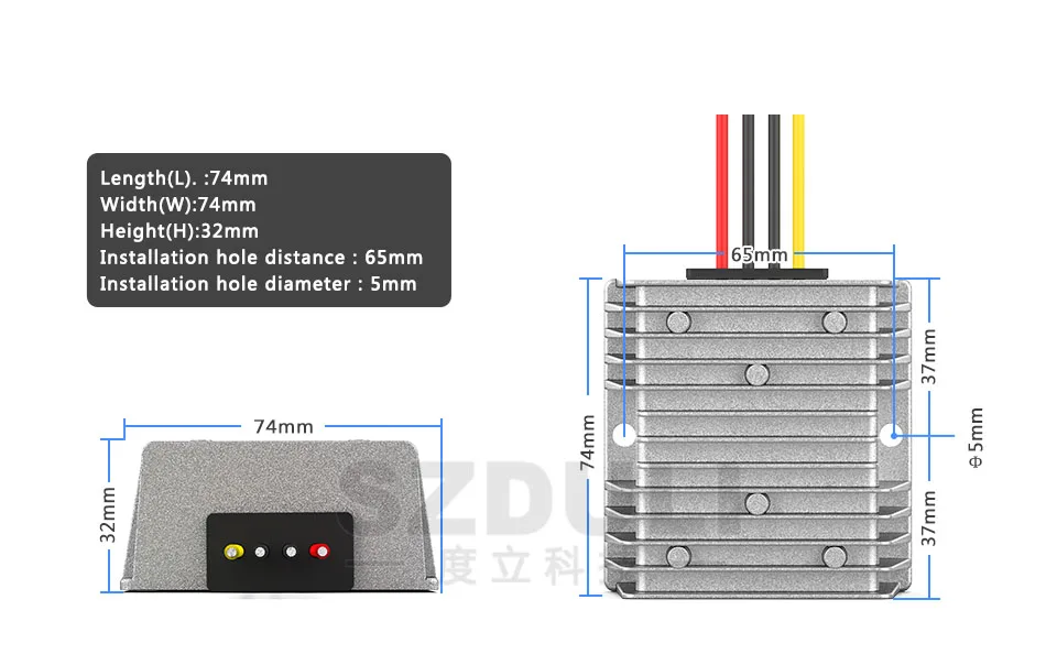 5V 6V 8V 9V 11 V-12 V 5A 8A 10A DC силовой трансформатор 6 V-12 V питания транспортного средства boost модуля преобразователя CE по ограничению на использование опасных материалов в производстве