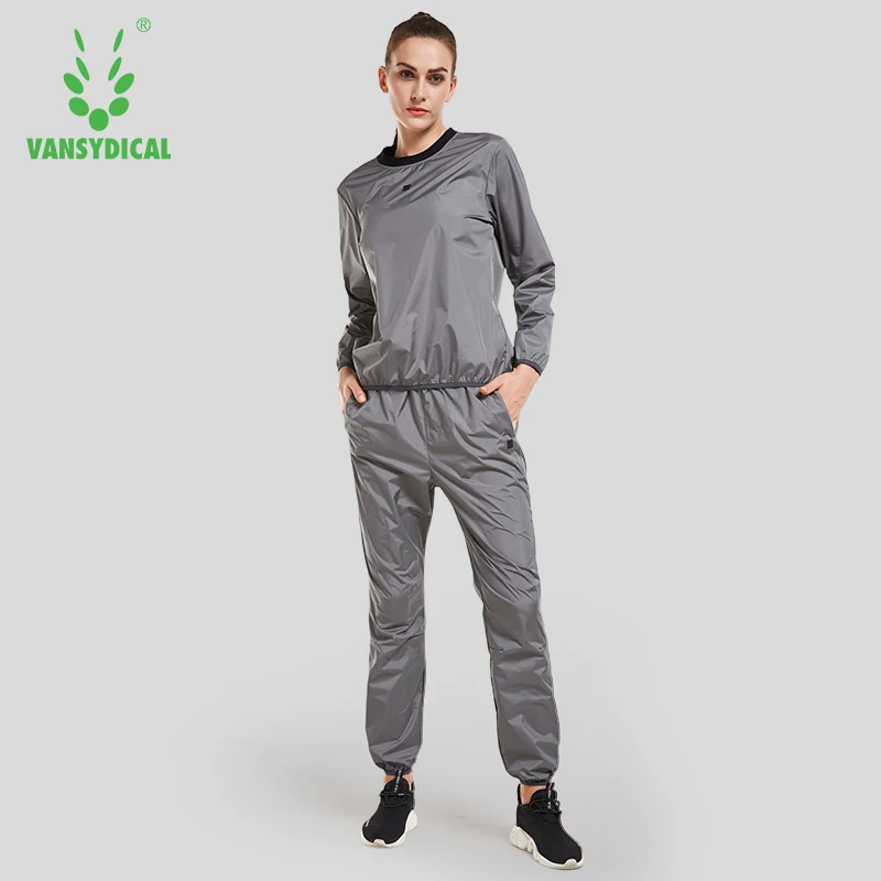 Женские комплекты для бега и Vansydical 2018 спортивные костюмы женщин пуловер с