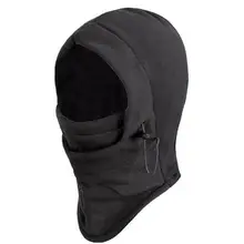 Утолщенная двойная зимняя ветрозащитный для езды теплая маска полная лицевая защитная маска черный красный цвета хорошее качество