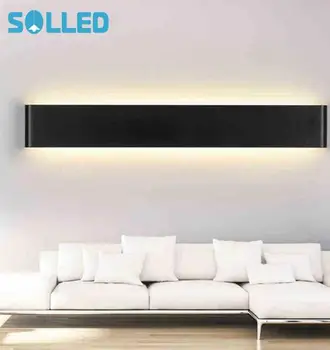 

SOLLED Lingstar Creative Modern Minimalist Aluminum LED Wall Lamp Bedside Hallway Bathroom Mirror Light,14W White