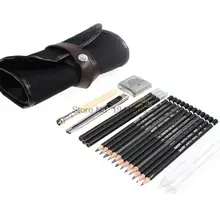 18 шт. Maries угольная Сережка нож для рисования карандашом эскиз картина холст Карандаш сумка набор рождественский подарок для ребенка