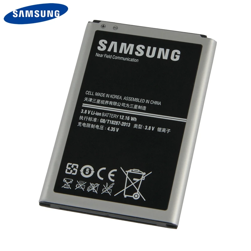 samsung Батарея B800BC B800BE для samsung GALAXY NOTE 3 N9006 N9005 N900 N9009 N9008 N9002 Note3 с NFC 3200 мАч
