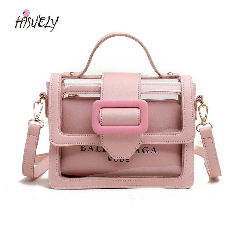 

New Arrival Transparent Bag Luxury Women Handbag Designer Female Clear Bag Tote Purses Summer Shoulder Bags For Women sac a main