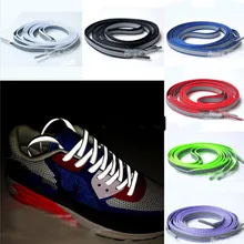 Высокое качество 4" /120 см унисекс плоские 4 м отражающие шнурки светильник бампер спортивная обувь со шнурками