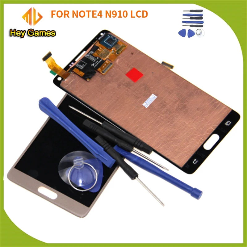 Супер качество для samsung Galaxy Note 4 Note4 N910C N910 N910A N910F ЖК дисплей сенсорный экран