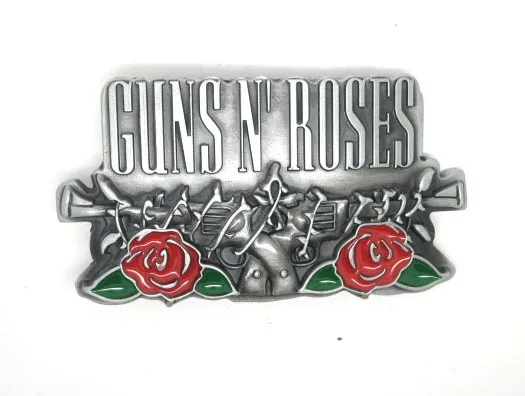 

Gun's N' Roses Rock Heavy Music Double Gun Belt Buckle