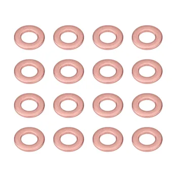 

280PCS/Lot Assorted Solid Copper Crush Washers M5 M6 M8 M10 M12 M14 M16 M20 Seal Flat Rings Kit W/ Storage Box