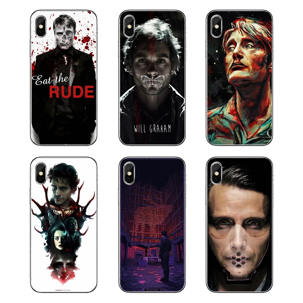 Силиконовые чехлы-накладки Грэм Ганнибал mads mi kkelsen грубо для Xiaomi A1 A2 5X6X8 lite SE Pro Max x 2