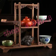 Твердая древесина Куриное Крылышко, деревянные, в форме дерева антикварные полки, орнамент маятник стеллаж для выставки товаров