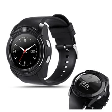Original sportuhr vollbild smart watch v8 für android spiel smartphone unterstützung tf sim karte bluetooth smartwatch pk gt08